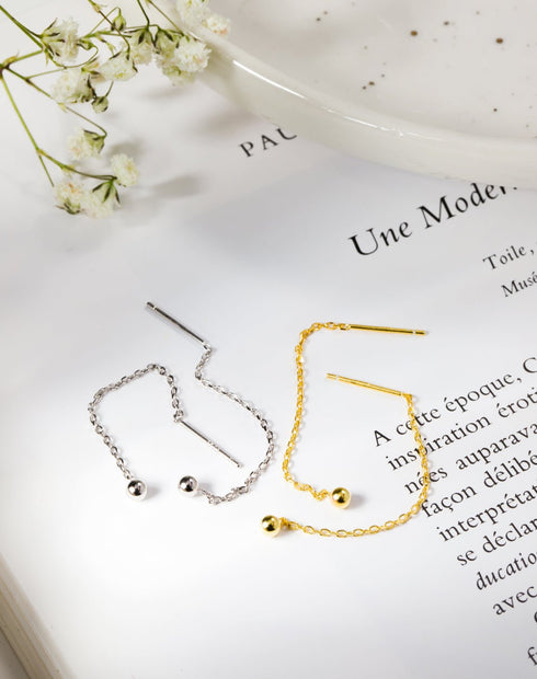 Cercei din argint Bellona (Silver/Gold)